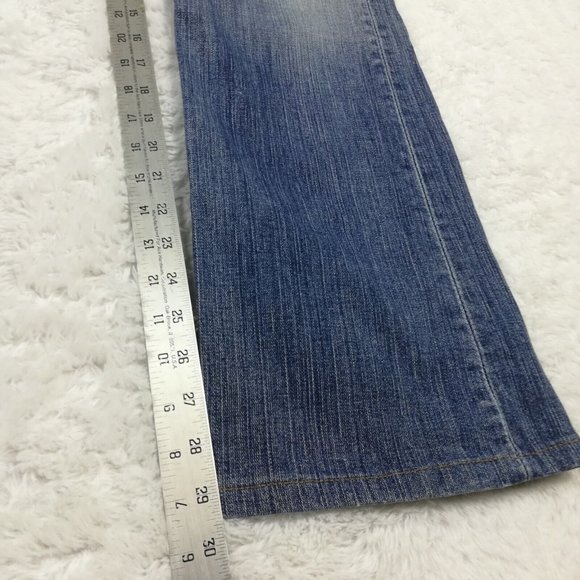 BKE Womens Jeans Wendi Boot Cut Blue Denim Distressed Medium Wash Stretch 28 - Picture 8 of 13